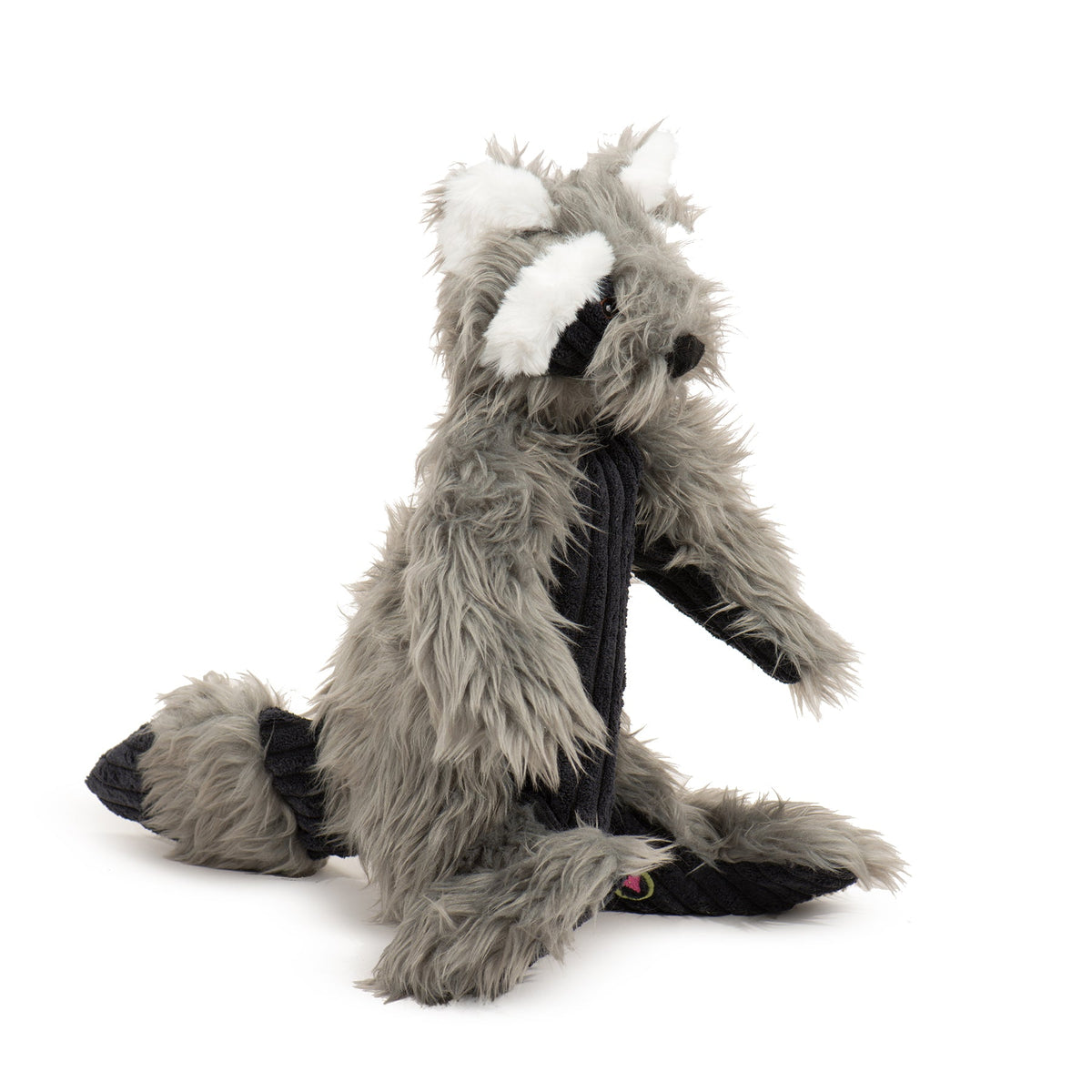 Redwood Raccoon X-Brace™ Plush Dog Toy – Squeaky, Crinkle & Machine Washable, 19" HuggleHounds