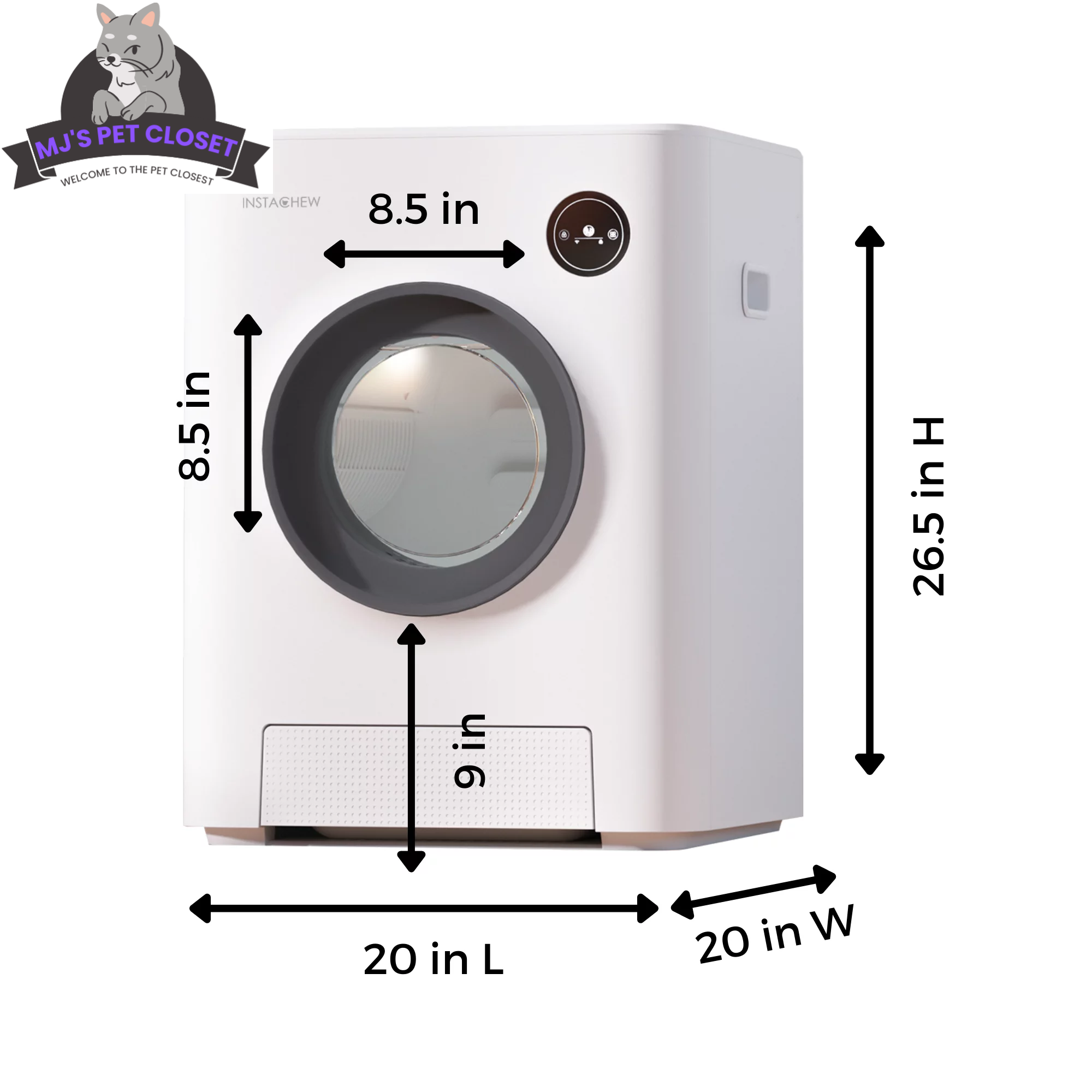 Purrclean Self-Cleaning Cat Litter Box – App Controlled, WiFi Enabled MJ's Pet Closet