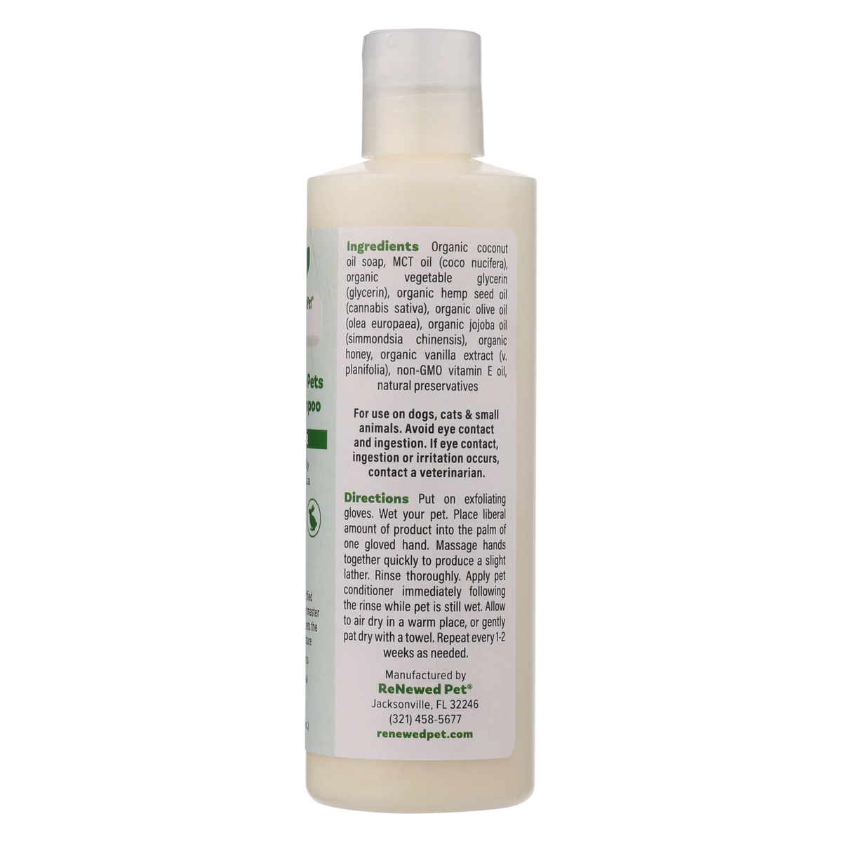 ReNewedPet 4-Hairless Pets Regular Bath Shampoo | Natural & Organic | For Normal to Oily Skin | 4–64 oz ReNewedPet