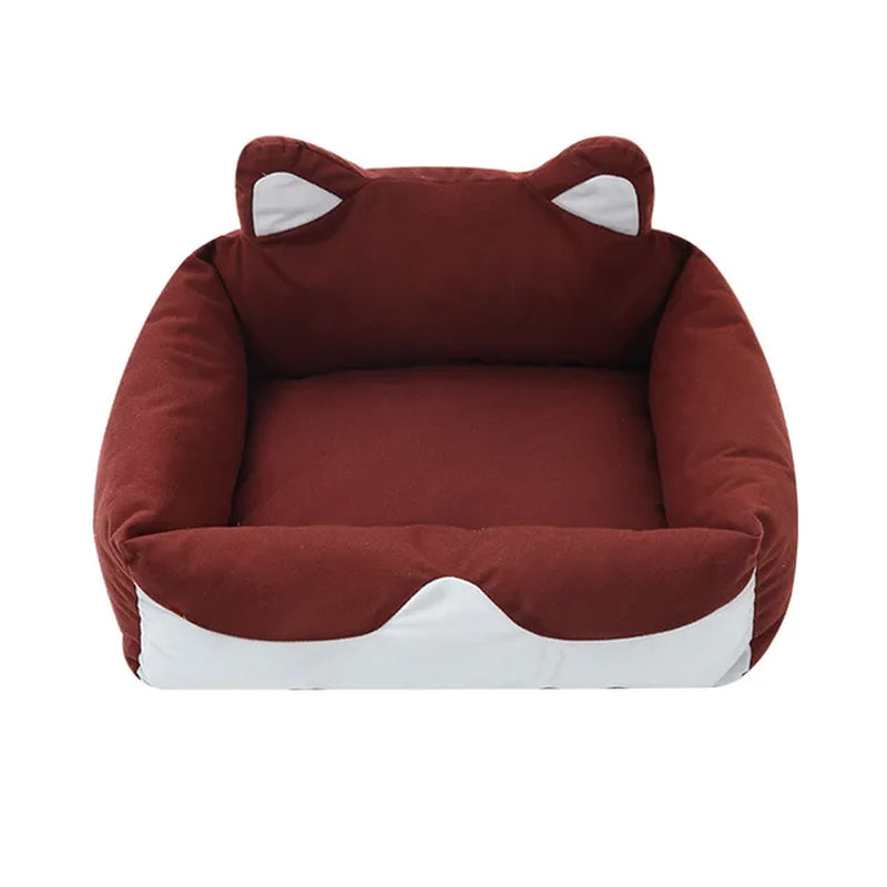 Super Soft Fluffy Pet Bed – PP Cotton Dog Bed & Cat Cushion with Non-Slip Base | Multiple Sizes & Colors MJ's Pet Closet
