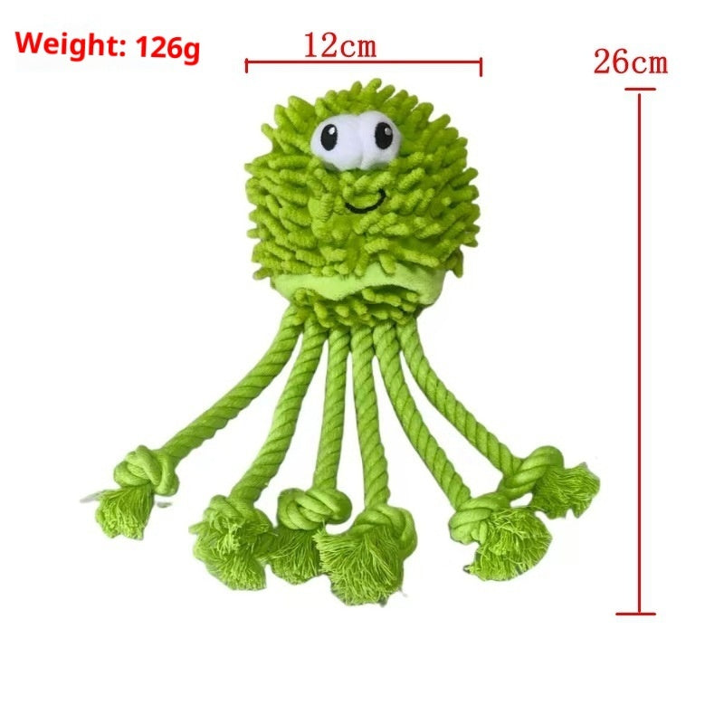 Plush Animal Pet Toy | Soft Squeaky Dog & Cat Toy | 23 Character Options Pet Zen