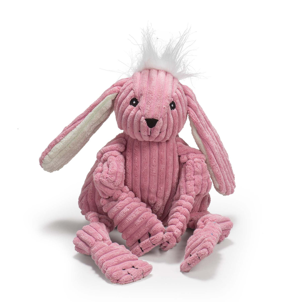 Bitsy Bunny Knottie® Plush Dog Toy – 5-Squeaker Tug & Chew Toy HuggleHounds