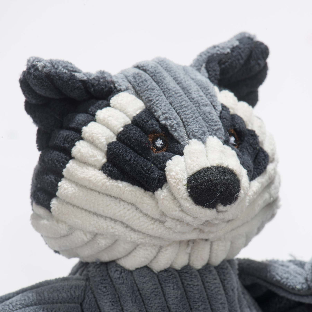 Reggie Raccoon Knottie® Plush Dog Toy – 5-Squeaker Tug & Chew Toy HuggleHounds