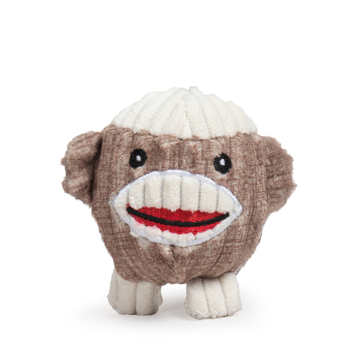 Wee Huggles® Corduroy Plush Ball Dog Toys – 5-Pack for Small & Toy Breeds HuggleHounds