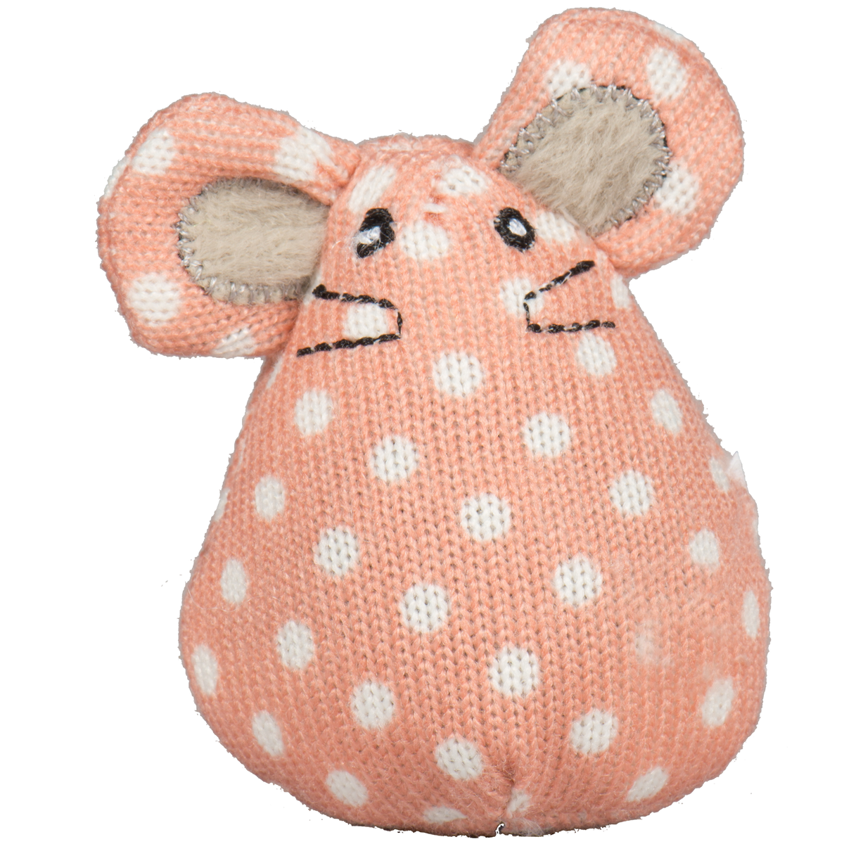 HuggleKats® Polka Dot Mice Organic Catnip Cat Toys – 16-Pack Bucket HuggleHounds