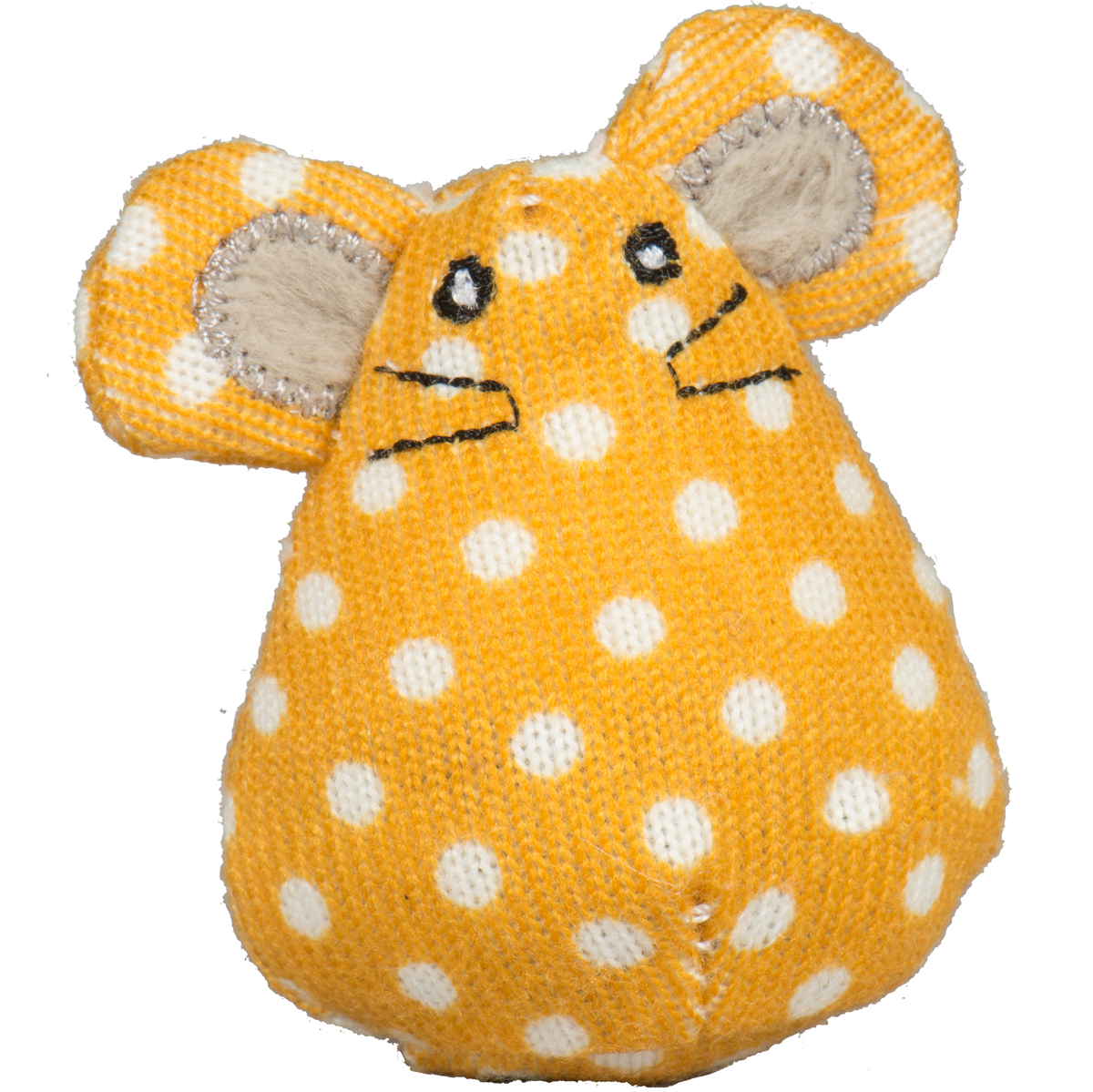 HuggleKats® Polka Dot Mice Organic Catnip Cat Toys – 16-Pack Bucket HuggleHounds