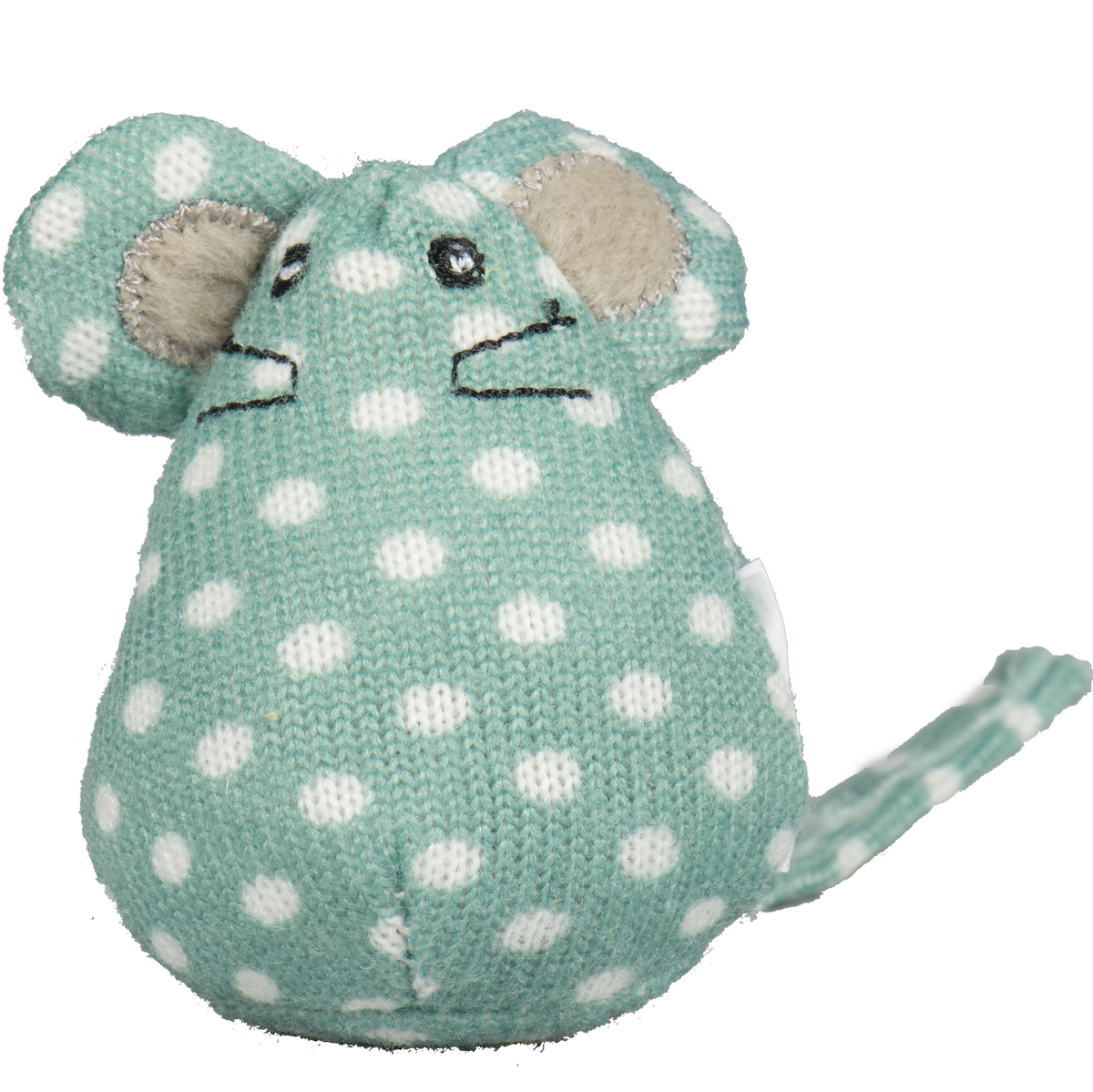 HuggleKats® Polka Dot Mice Organic Catnip Cat Toys – 16-Pack Bucket HuggleHounds
