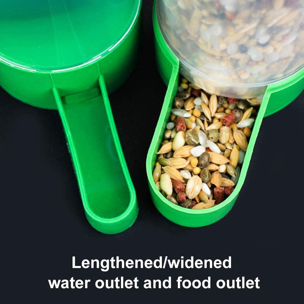 XISTEST Automatic Bird Feeder & Water Dispenser Set – Small (60ml) MJ's Pet Closet