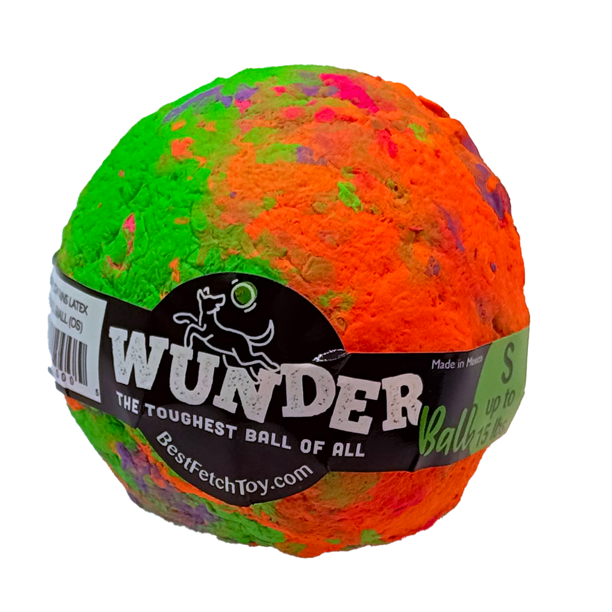 WUNDERball Dog Fetch Toy | 100% Natural Rubber, Floatable & Virtually Indestructible | S–XL WACKYstore