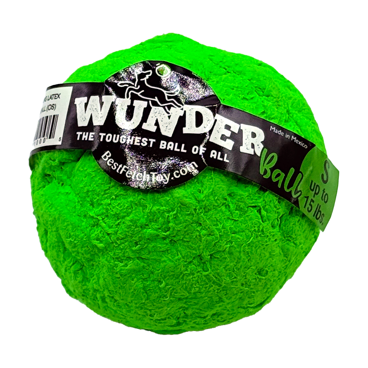 WUNDERball Dog Fetch Toy | 100% Natural Rubber, Floatable & Virtually Indestructible | S–XL WACKYstore
