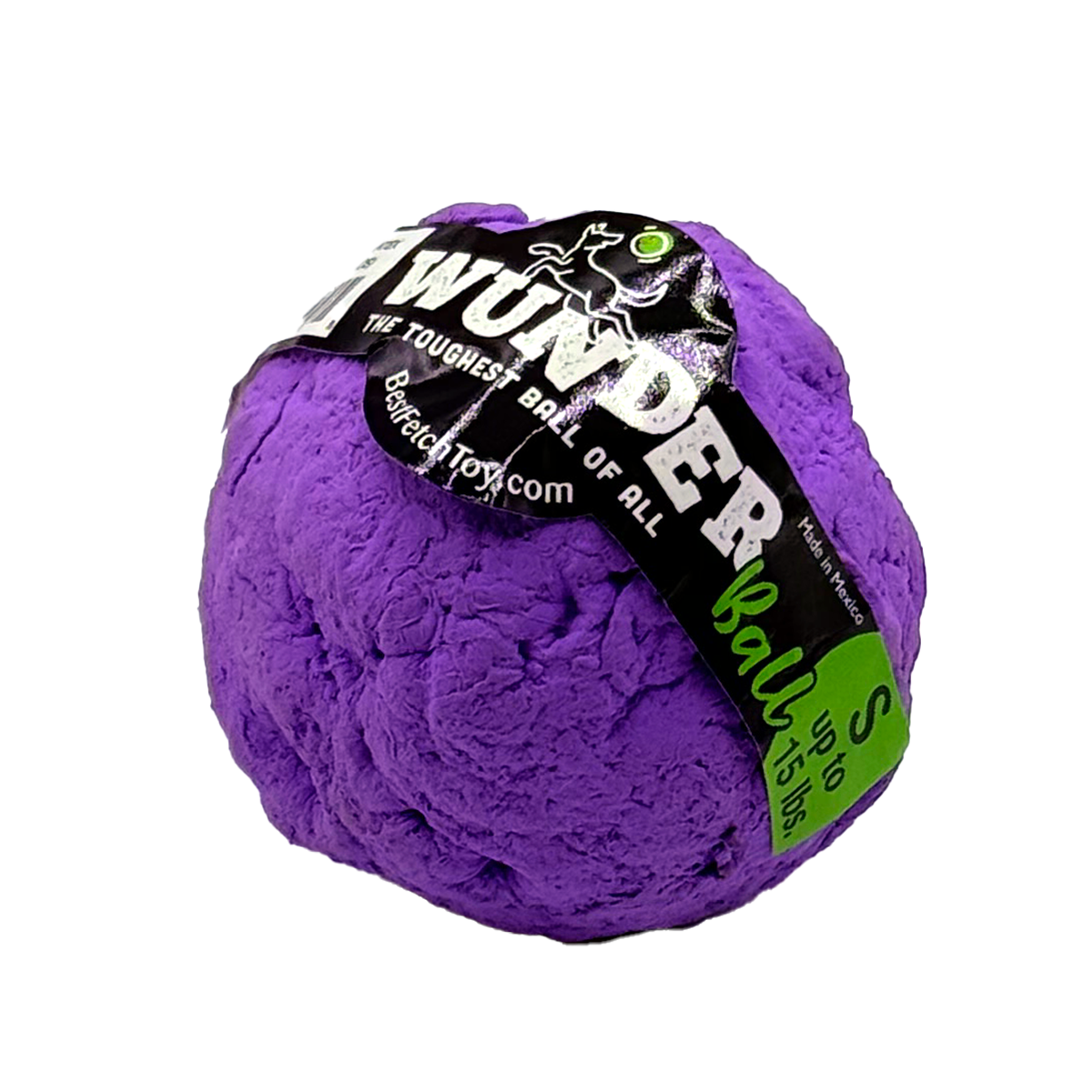 WUNDERball Dog Fetch Toy | 100% Natural Rubber, Floatable & Virtually Indestructible | S–XL WACKYstore