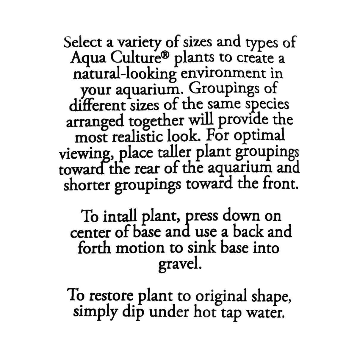 Aqua Culture XXL Aquarium Plants – Assorted Colors | Realistic Artificial Fish Tank Décor MJ's Pet Closet