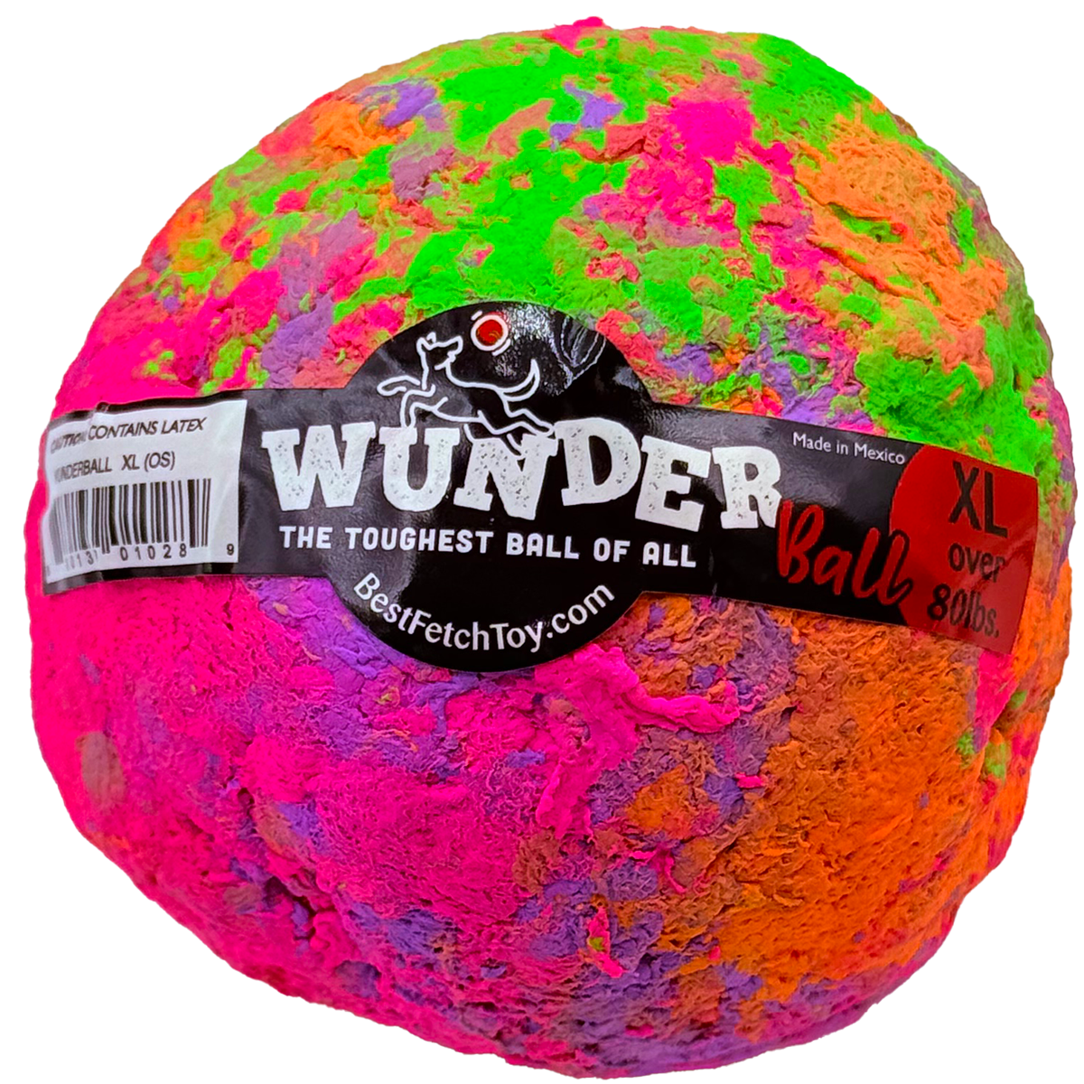 WUNDERball Dog Fetch Toy | 100% Natural Rubber, Floatable & Virtually Indestructible | S–XL WACKYstore