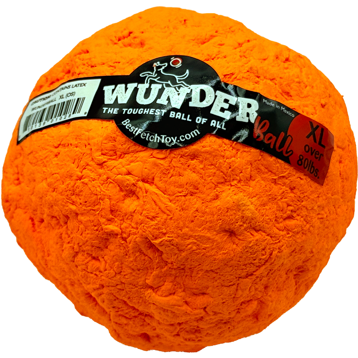WUNDERball Dog Fetch Toy | 100% Natural Rubber, Floatable & Virtually Indestructible | S–XL WACKYstore