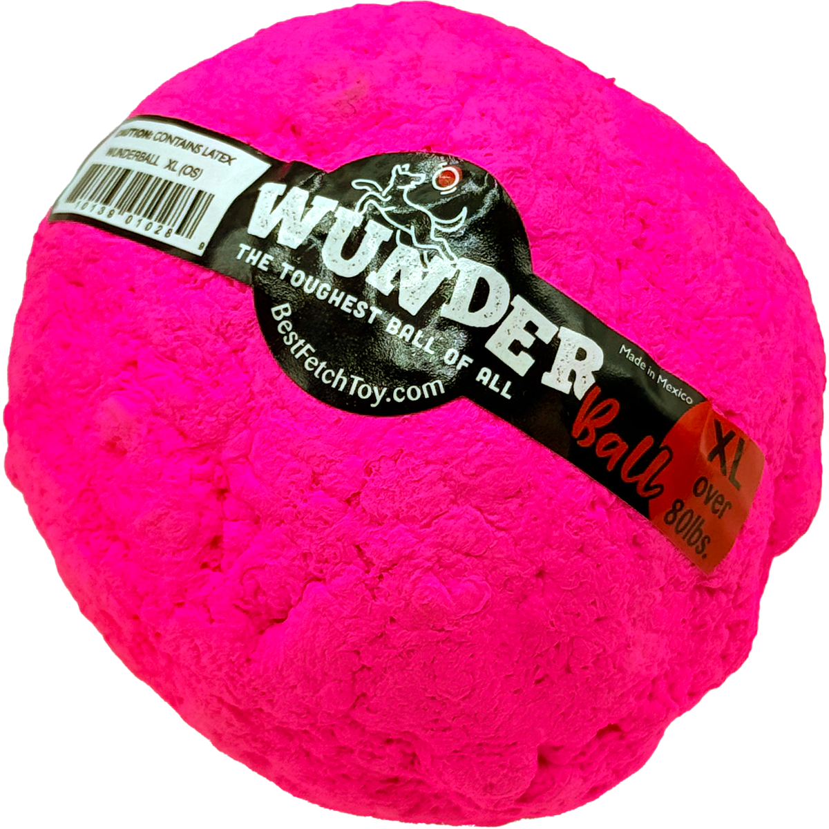 WUNDERball Dog Fetch Toy | 100% Natural Rubber, Floatable & Virtually Indestructible | S–XL WACKYstore