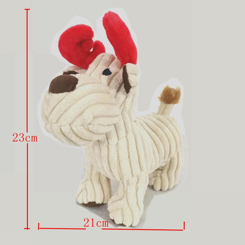 Plush Animal Pet Toy | Soft Squeaky Dog & Cat Toy | 23 Character Options Pet Zen
