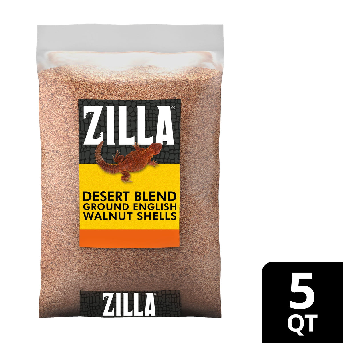 Zilla Desert Blend Ground Walnut Shell Substrate for Reptiles – 5 Quarts MJ's Pet Closet