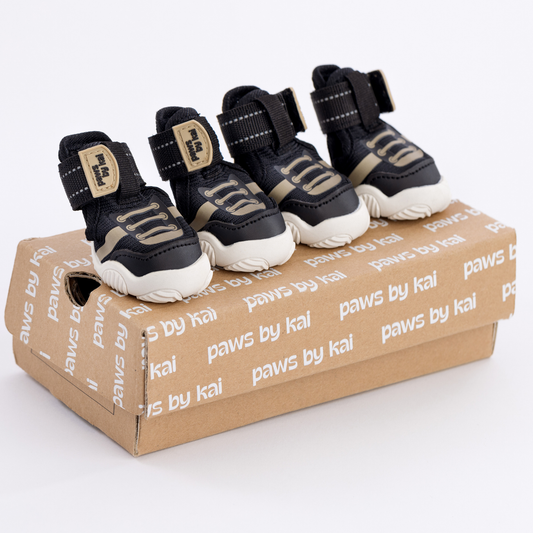 The Kai dog sneaker with adjustable straps and grippy sole