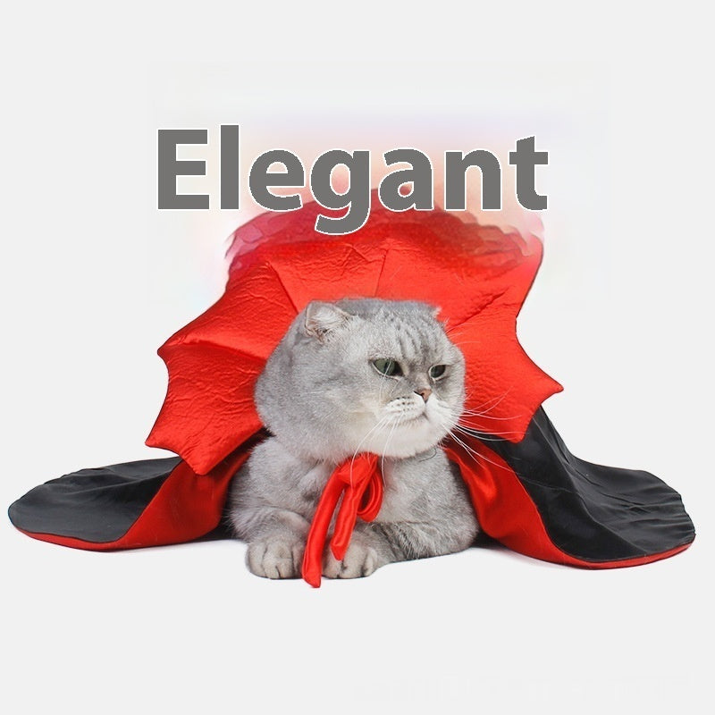 Cute Vampire Cloak Pet Costume – Halloween Cosplay Pet Zen