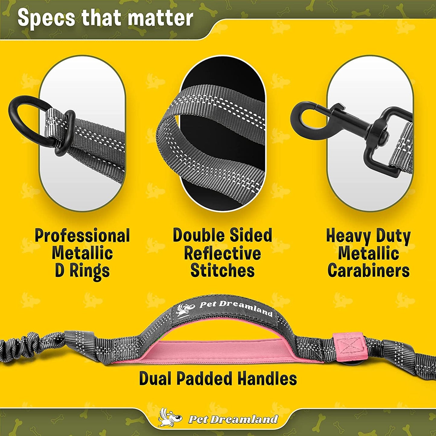Exquisite Hands-Free Dog Leash for Large Dogs