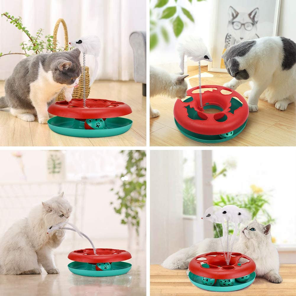 Tower of Tracks Interactive Cat Toy Set – Track, Mouse & Ball MJ's Pet Closet
