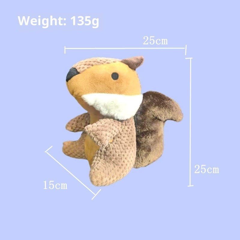 Plush Animal Pet Toy | Soft Squeaky Dog & Cat Toy | 23 Character Options Pet Zen