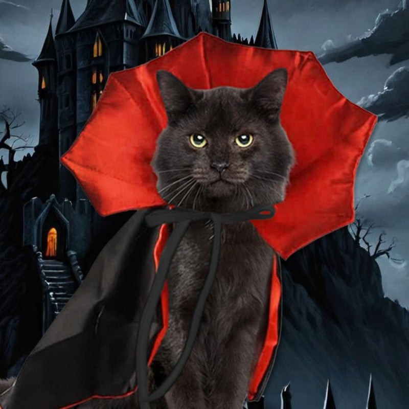 Cute Vampire Cloak Pet Costume – Halloween Cosplay Pet Zen