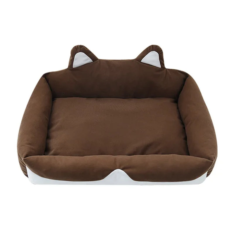 Super Soft Fluffy Pet Bed – PP Cotton Dog Bed & Cat Cushion with Non-Slip Base | Multiple Sizes & Colors MJ's Pet Closet