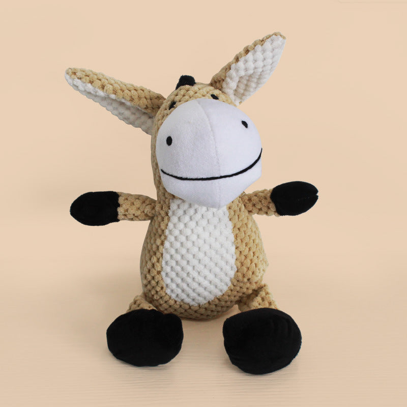 Plush Animal Pet Toy | Soft Squeaky Dog & Cat Toy | 23 Character Options Pet Zen