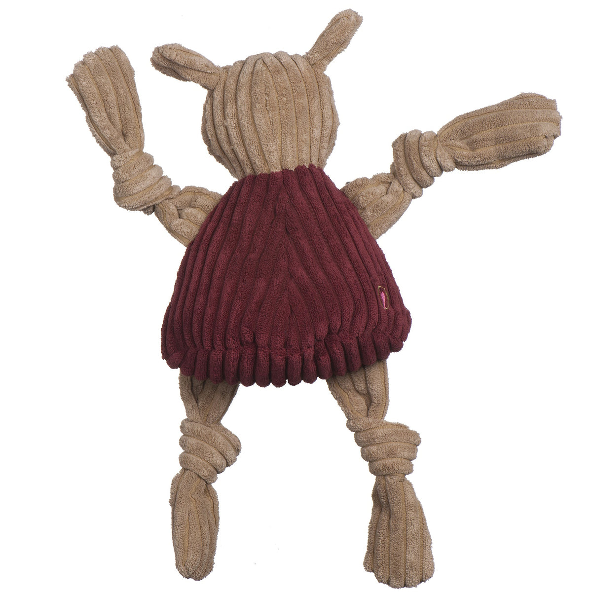 Mississippi State Bulldogs Bully Knottie® Plush Dog Toy – Officially Licensed NCAA HuggleHounds