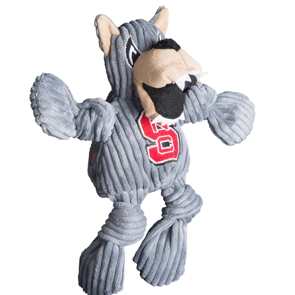 NC State Wolfpack Mr. Wuf Knottie® Plush Dog Toy – Officially Licensed NCAA HuggleHounds