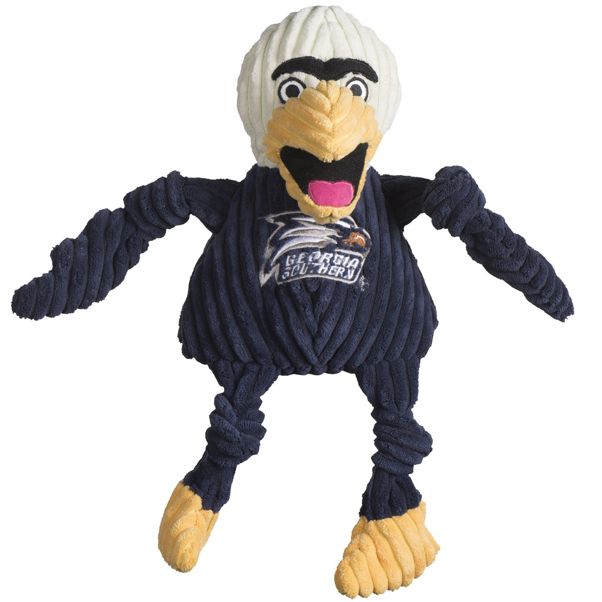 Georgia Southern Eagles Gus the Eagle Knottie® Plush Dog Toy – Officially Licensed NCAA HuggleHounds