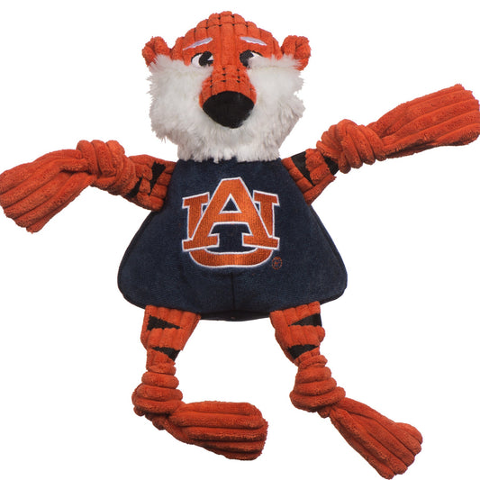 Dog toy with Auburn University logo on a white background