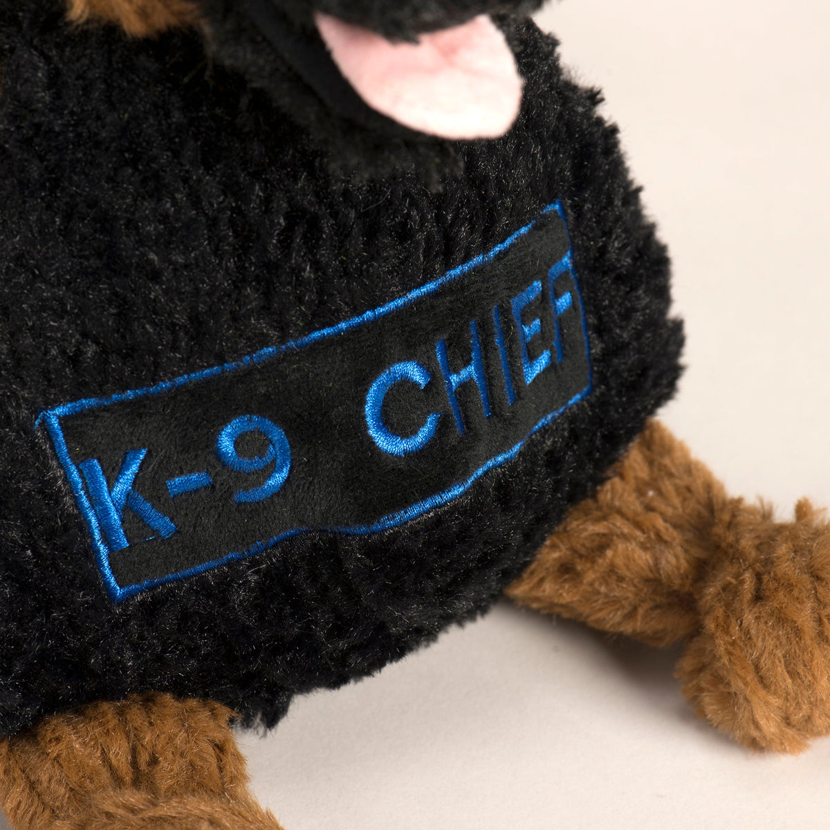K-9 Chief Knottie® Plush Dog Toy – Supports Project K-9 Hero, Large HuggleHounds