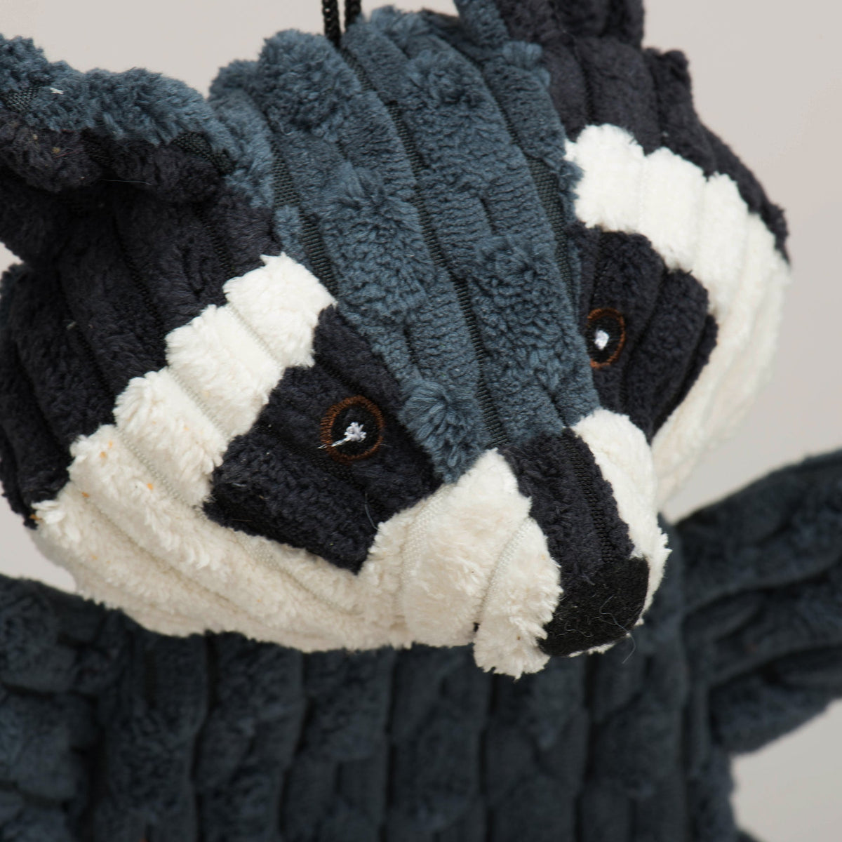 Reggie Raccoon HuggleFlatties™ Plush Dog Toy – 3 Squeakers, Crinkle & Machine Washable HuggleHounds