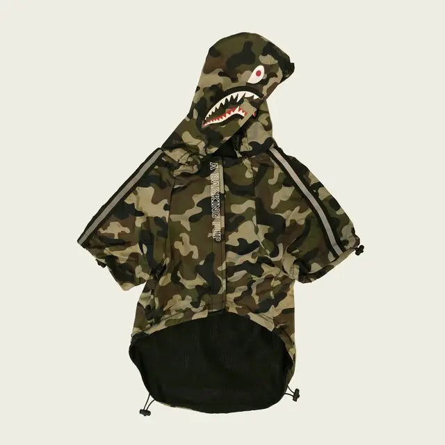 Windproof Waterproof Dog Rain Jacket | Reflective Hooded Raincoat for Dogs & Cats | S–5XL Furr Baby Gifts