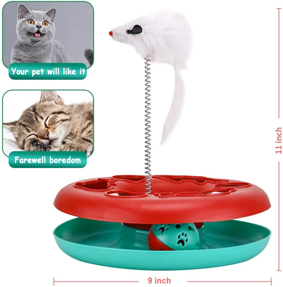 Tower of Tracks Interactive Cat Toy Set – Track, Mouse & Ball MJ's Pet Closet