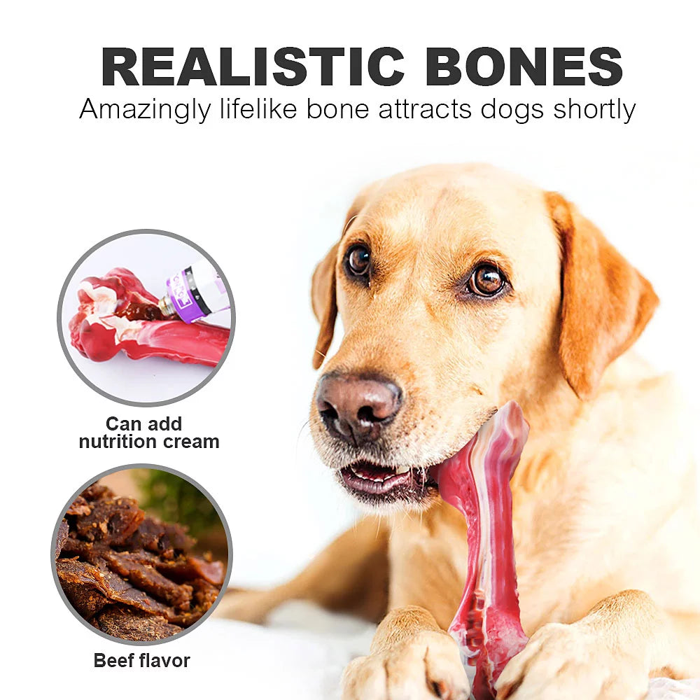 MASBRILL Indestructible Dog Chew Toy – Large Breed, Beef Flavor MJ's Pet Closet