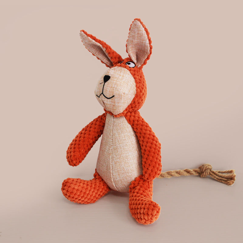 Plush Animal Pet Toy | Soft Squeaky Dog & Cat Toy | 23 Character Options Pet Zen