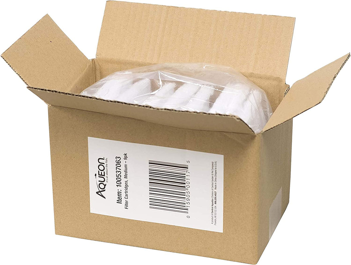 Aqueon Medium Replacement Filter Cartridges – 15-Pack | For QuietFlow Filters | 25% More Activated Carbon MJ's Pet Closet