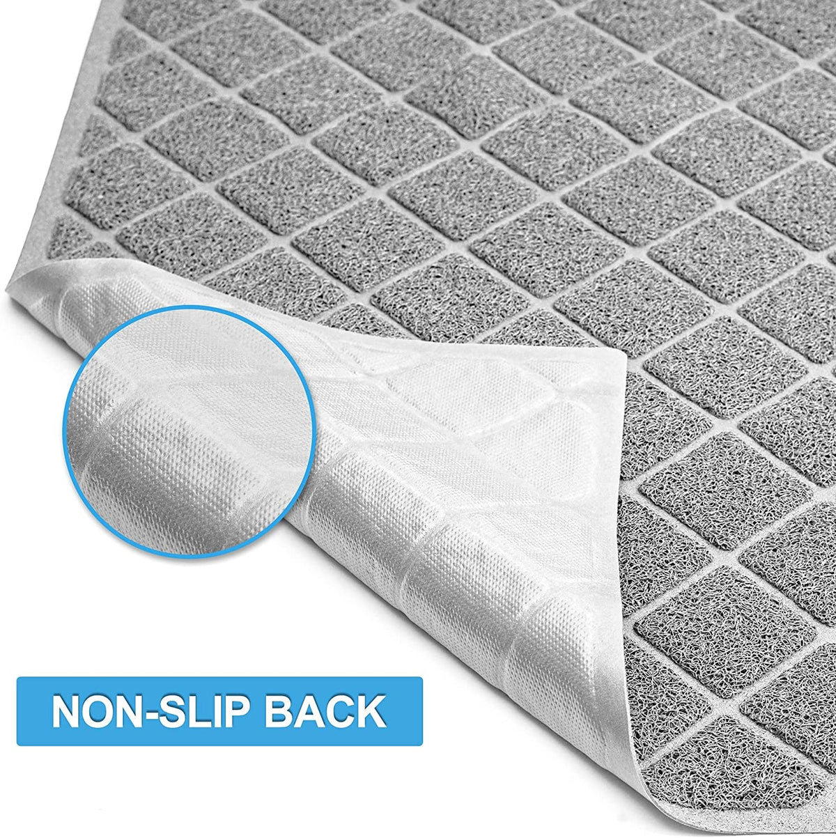 Niubya Large Cat Litter Mat – Dual-Layer Litter Trapping with Waterproof Non-Slip Backing | 35" x 23" MJ's Pet Closet