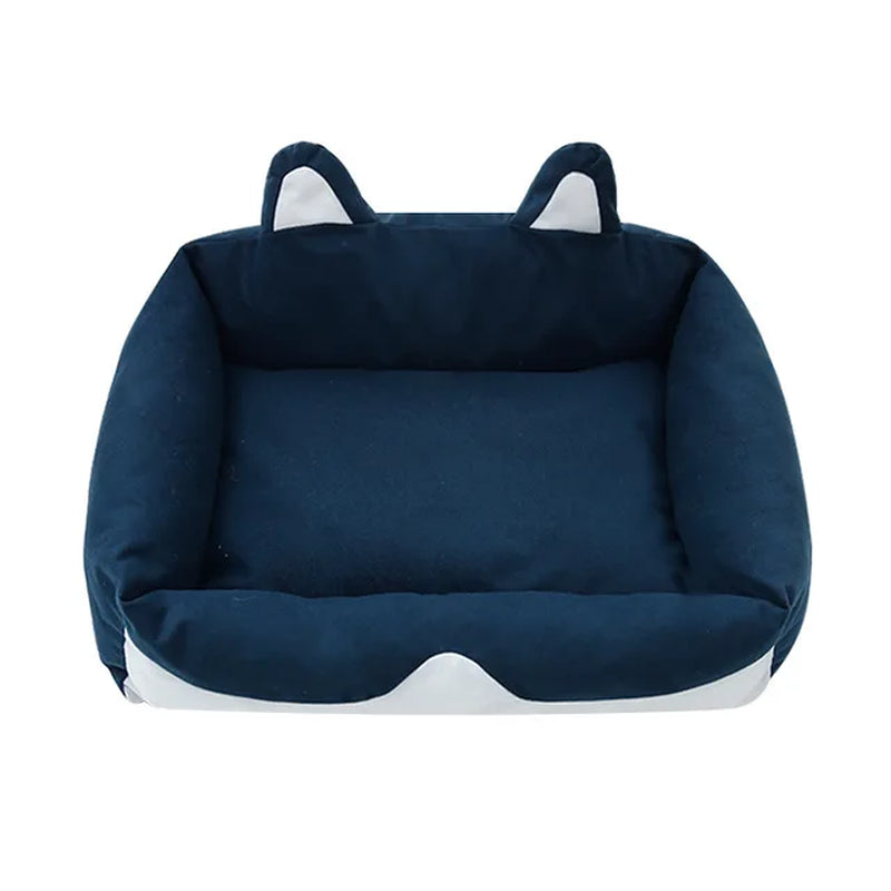 Super Soft Fluffy Pet Bed – PP Cotton Dog Bed & Cat Cushion with Non-Slip Base | Multiple Sizes & Colors MJ's Pet Closet
