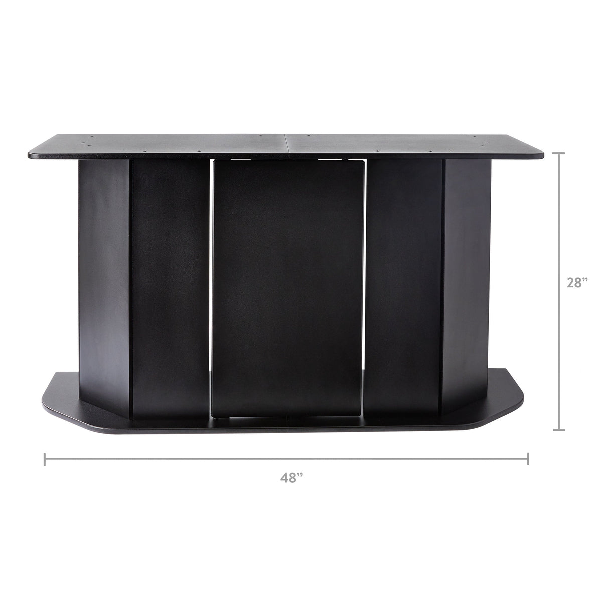 Wood Aquarium Stand for 38 & 55 Gallon Tanks – Holds Up to 550 lbs, Moisture-Resistant Finish | 48.75" Wide MJ's Pet Closet