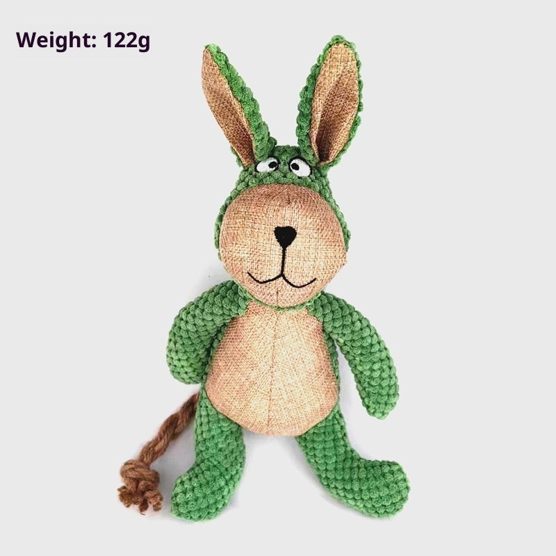 Plush Animal Pet Toy | Soft Squeaky Dog & Cat Toy | 23 Character Options Pet Zen