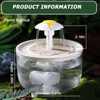Indoor Bird Bath Fountain Automatic