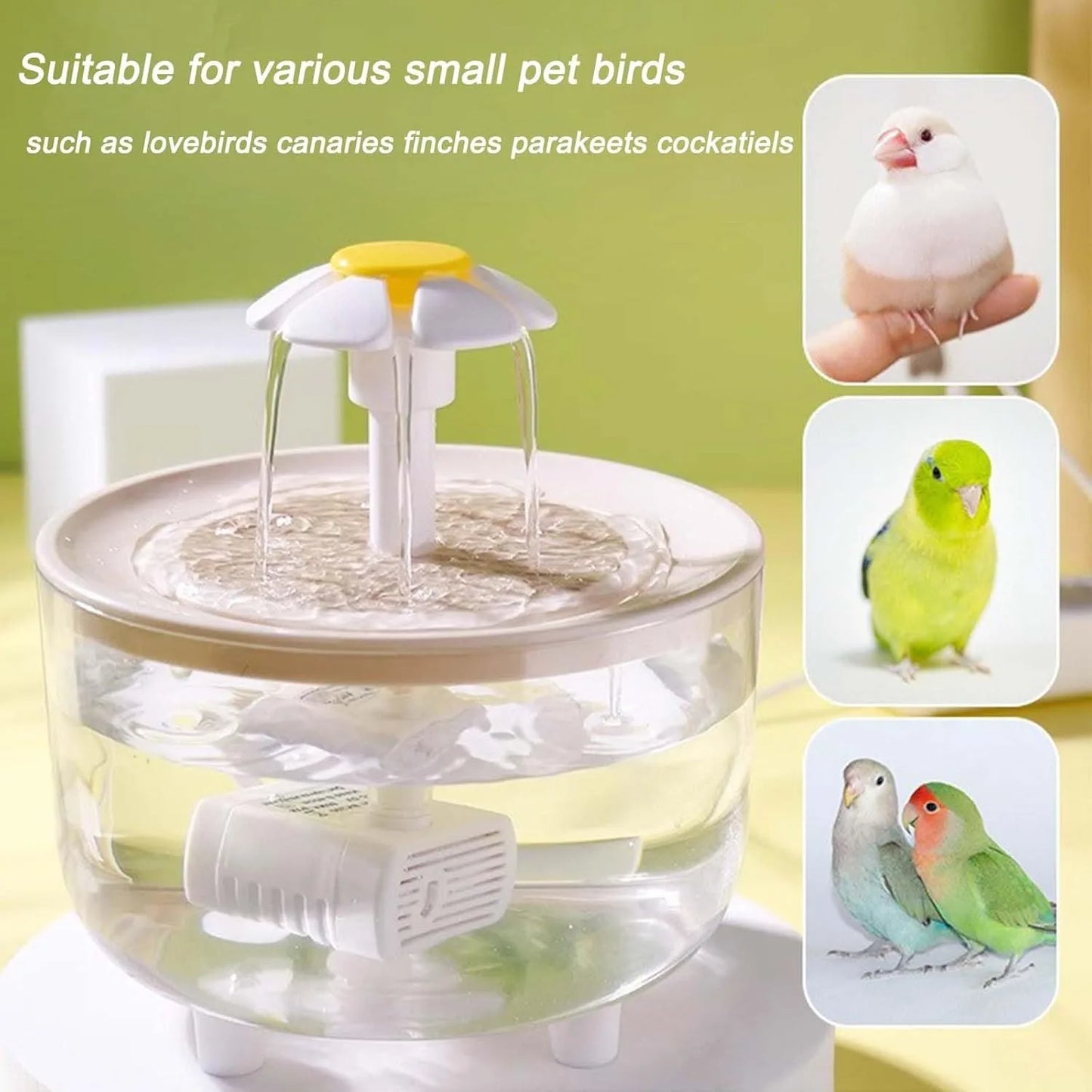 Indoor Bird Bath Fountain Automatic