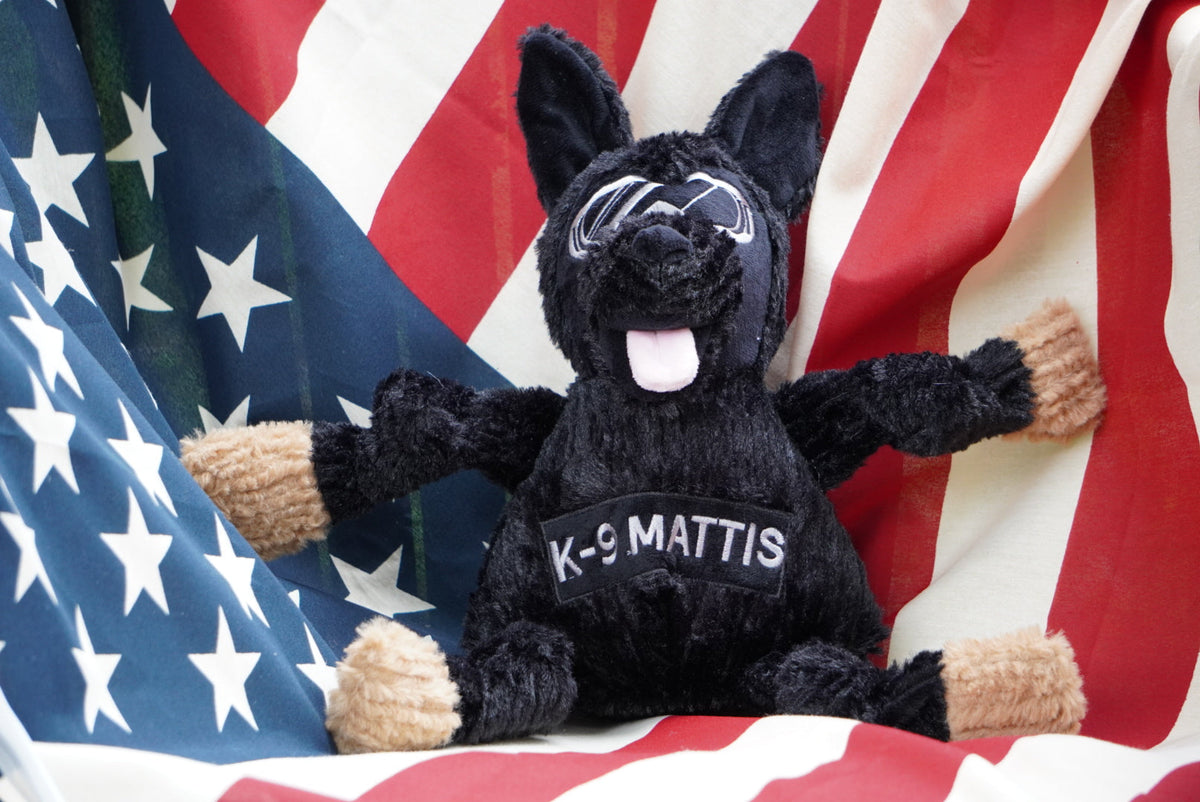 K-9 Mattis Knottie® Plush Dog Toy – Large | HuggleCause™ x Project K-9 Hero HuggleHounds