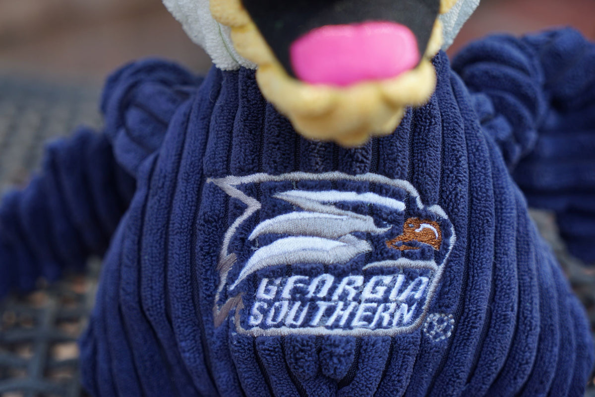 Georgia Southern Eagles Gus the Eagle Knottie® Plush Dog Toy – Officially Licensed NCAA HuggleHounds