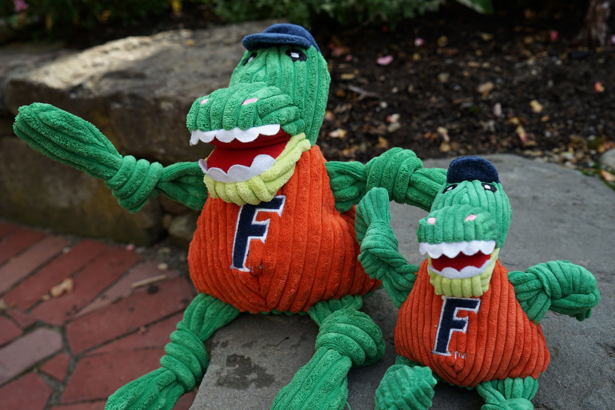 Florida Gators Albert Gator Knottie® Plush Dog Toy – Officially Licensed NCAA HuggleHounds