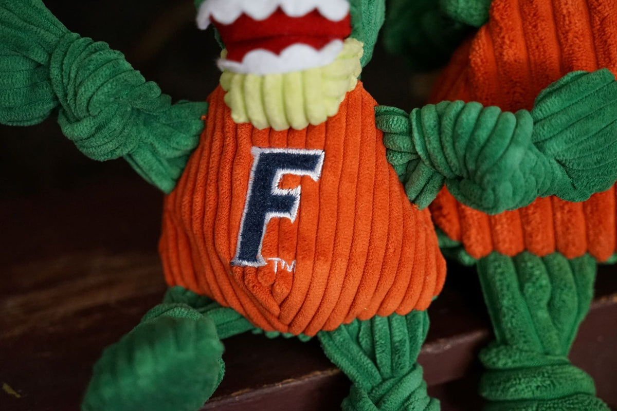Florida Gators Albert Gator Knottie® Plush Dog Toy – Officially Licensed NCAA HuggleHounds